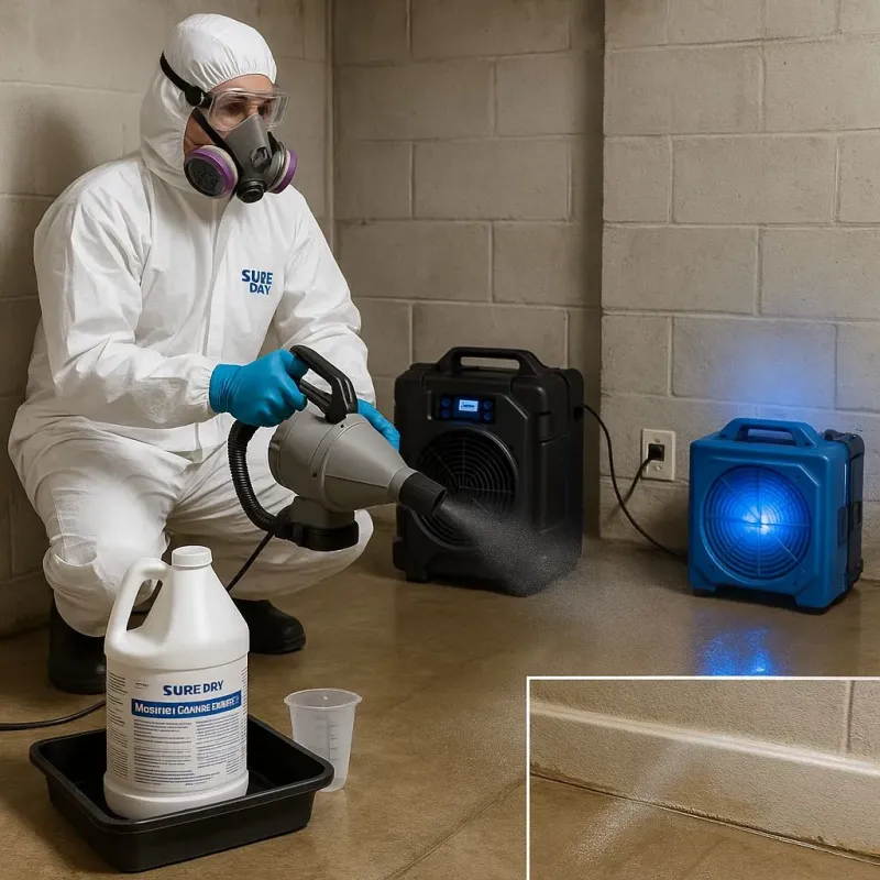 Sanitization and Odor Removal process in Brookshire, TX