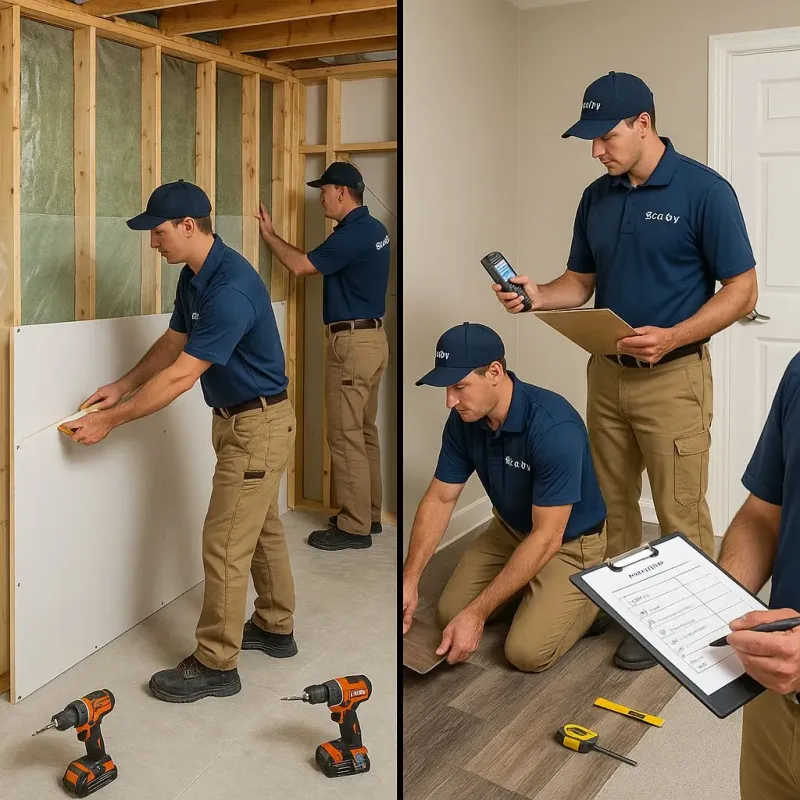 Repairs and Reconstruction process in Brookshire, TX